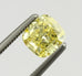 GIA 1.25ct Natural Fancy Intense Yellow Cushion Diamond VS2 6.13x5.69x4.01mm NEW