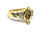 18k yellow gold 13x7mm marquise ring 1ctw baguette diamonds 7.41g size 8 estate