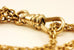 14k yellow gold solid fob double cable chain 36 inch 3mm 42.9g estate vintage