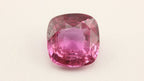 1 cushion shaped purplish-pink sapphire 2.55ct Madagascar 7.95x7.81x4.42mm