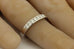 14k white gold .27ctw 2.10mm round white diamond size 6.5 wedding band ring NEW