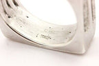 925 sterling silver Italy ring band size 7 men's 19.66g estate vintage