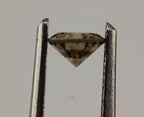 0.30 carat loose round brilliant cut diamond 4.2mm natural Light Brown I1 estate