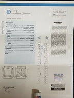 GIA 1.00ct radiant diamond E VS2 platinum split band engagement ring 1.58ctw NEW