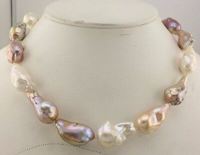 16" strand freshwater multi color baroque cultured pearls NEW 22-25mmx12-16mm