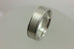 sterling silver men's wedding band milgrain edges satin center 7mm sz 10.75 NEW