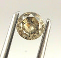 0.33 carat round brilliant cut diamond 4.2mm loose natural Light Brown I2 estate