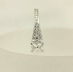 GIA 1.00ct radiant diamond E VS2 platinum split band engagement ring 1.58ctw NEW