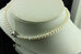 16" cultured white freshwater pearl 5-6mm strand/string necklace sterling silver