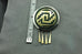 925 sterling silver brass turquoise Aztec pin brooch pendant Taxco Mexico estate
