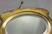 Antique Italian Enamel purse Compact Mirror glowers Gold gilt plated ITALY