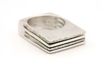 925 sterling silver Italy ring band size 7 men's 19.66g estate vintage