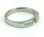 PLATINUM .13 CTW DIAMOND PRINCESS SEMI MOUNT ENGAGEMENT RING SETTING NEW 5.1 GR