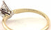 14k yellow gold 0.48ct marquise diamond GIA D SI2 solitaire engagement ring 1.5g