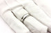 14k white gold men's 6.8mm comfort fit concave ring wedding band enamel sz9 NEW