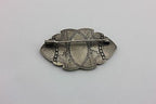 VINTAGE YELLOW LAQURED RHINESTONE ENAMEL PIN BROOCH ESTATE STERLING SILVER