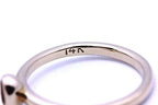 14k yellow gold 3x5mm oval bezel solitaire ring 2mm band setting size 6.75 new