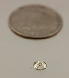 0.31 carat round brilliant cut diamond 4.1mm loose natural light brown I2 estate