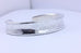sterling silver cuff bangle bracelet 132.5g 7.75 inch 16mm hallmarks duck lion