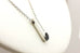 14k White Gold 0.59ctw Blue Sapphire Diamond Pendant 18" Cable Chain Necklace