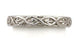 platinum infinity braid fleur de lis wedding band 3mm size 6.25 Women's 6.14 gr