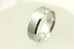 935 Argentium silver ring band 7mm polished bevel edge satin center NEW sz 9.5