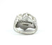 Eisenberg Vintage Sterling Silver Plated Costume Rhinestone Ring 1945-1950