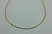 14k yellow gold 20" .7mm adjustable box chain necklace lobster clasp 2.64 g NEW