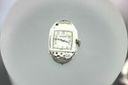 Platinum diamond 0.30 ct Elgin Art Deco woman's wrist watch estate vintage