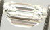 GIA Certified 0.86 carat Diamond Emerald Cut D VS1 6.52 x 4.80 x 3.13 mm Estate