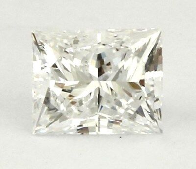 GIA Diamond 0.45 carat Rectangular Princess Cut D VVS2 4.73 x 3.83 x 2.96 mm NEW