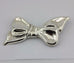 925 sterling silver bow tie ribbon brooch pin Taxco Mexico estate vintage 16.3 g