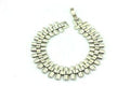 925 sterling silver 7.5" 15mm bar link chain bracelet 20.82g vintage estate