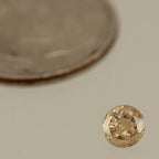 0.30 carat loose natural diamond round brilliant cut 4.1mm Light Brown I2 estate