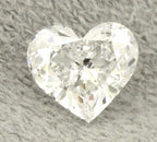 GIA 0.74ct heart brilliant diamond D/SI1 5.83 x 6.51 x 3.12 mm NEW VeryGood/Good