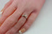 Platinum engagement ring semi mount 1 - 1.25 ct round solitaire ring four prongs