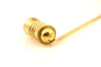 Vintage KREMENTZ STICK PIN Rose Flower Estate gold plated
