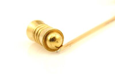 Vintage KREMENTZ STICK PIN Rose Flower Estate gold plated