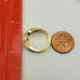 18k yellow gold platinum two tone engagement ring setting sz 6.25 new 6.94 grams