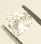 NEW GIA 0.71 carat heart brilliant diamond E/SI1 Good/Good 6.15 x 6.44 x 3.16 mm