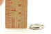 Platinum 0.10ctw round diamond zig zag wedding band ring size 6.75 NEW