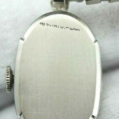 Platinum diamond 0.30 ct Elgin Art Deco woman's wrist watch estate vintage