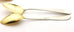LOT OF 9 Gorham Sterling Silver Gold Wash Fruit Spoon Monogram Mothers-Old 97g