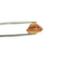 Loose Oval Faceted 7.58 ct Golden Orange Citrine Quartz 14.5x11.9x7.5mm estate