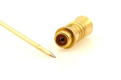 Vintage KREMENTZ STICK PIN Rose Flower Estate gold plated