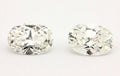 GIA matched pair oval diamonds 1.03ctw GH SI1 VVS1 natural loose new 6x4mm