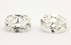 GIA matched pair oval diamonds 1.03ctw GH SI1 VVS1 natural loose new 6x4mm