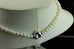 16" cultured white freshwater pearl 5-6mm strand/string necklace sterling silver
