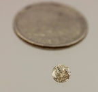 0.31 carat round brilliant cut diamond 4.1mm loose natural light brown I2 estate