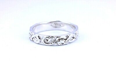 sterling silver men's ring size 11.25 dragon Celtic wedding band 5.09g 5mm